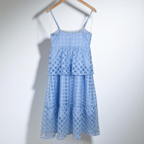 NWT Lost + Wander High Tide Midi Dress in Baby Blue - Picture 5 of 7